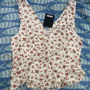 NWT Reformation Floral Blouse